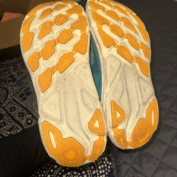 Hoka Blue and Orange Athletic Shoes - Picture 4 of 4